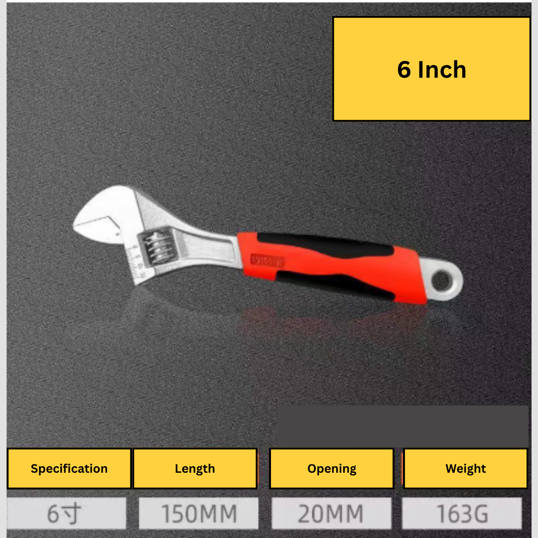 Adjustable Wrench | Heavy Duty Spanner | Multi-Use Hand Tool