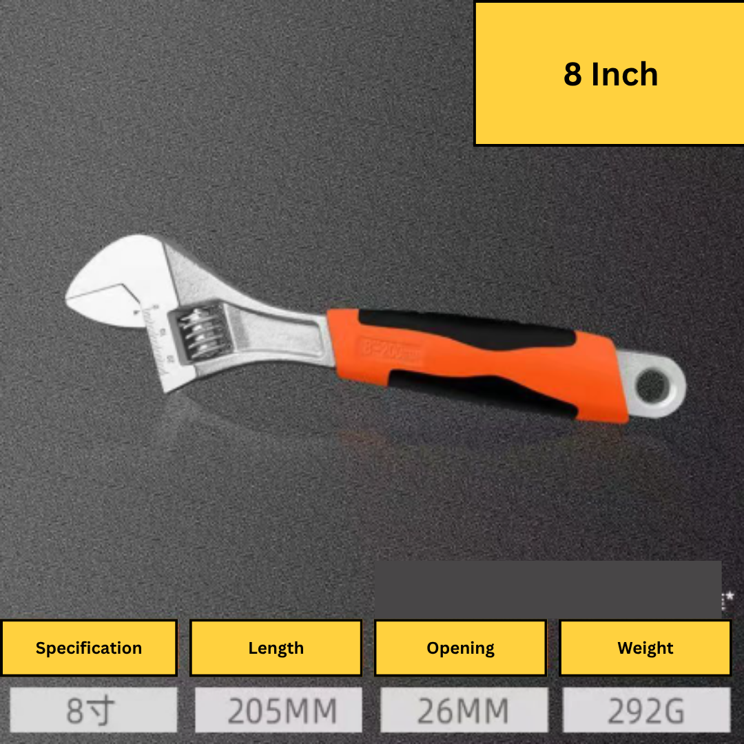 Adjustable Wrench | Heavy Duty Spanner | Multi-Use Hand Tool
