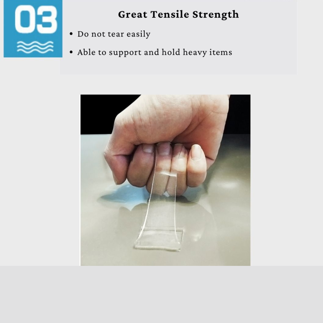 Heavy-Duty Transparent Double-Sided Waterproof Tape ā Multi-Purpose Mounting Solution