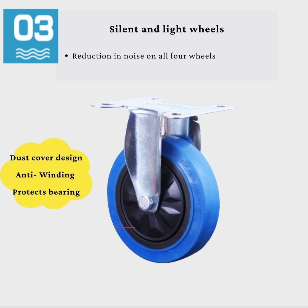 4-Wheel Platform Trolley ā Fully Assembled | Heavy Load Capacity | Smooth Rolling