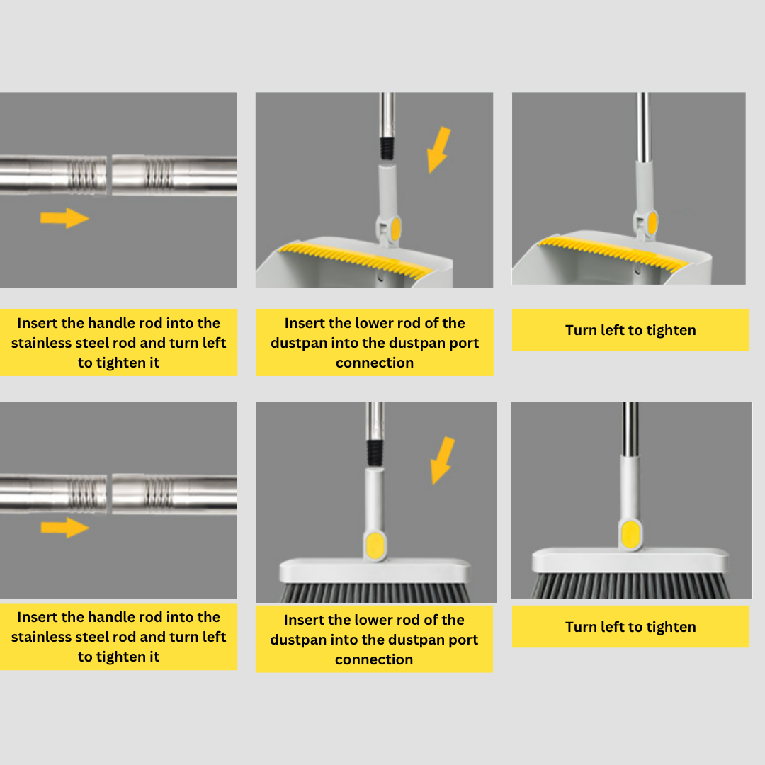 Home Use Broom | Soft Bristles | Lightweight | Floor & Corner Sweeping