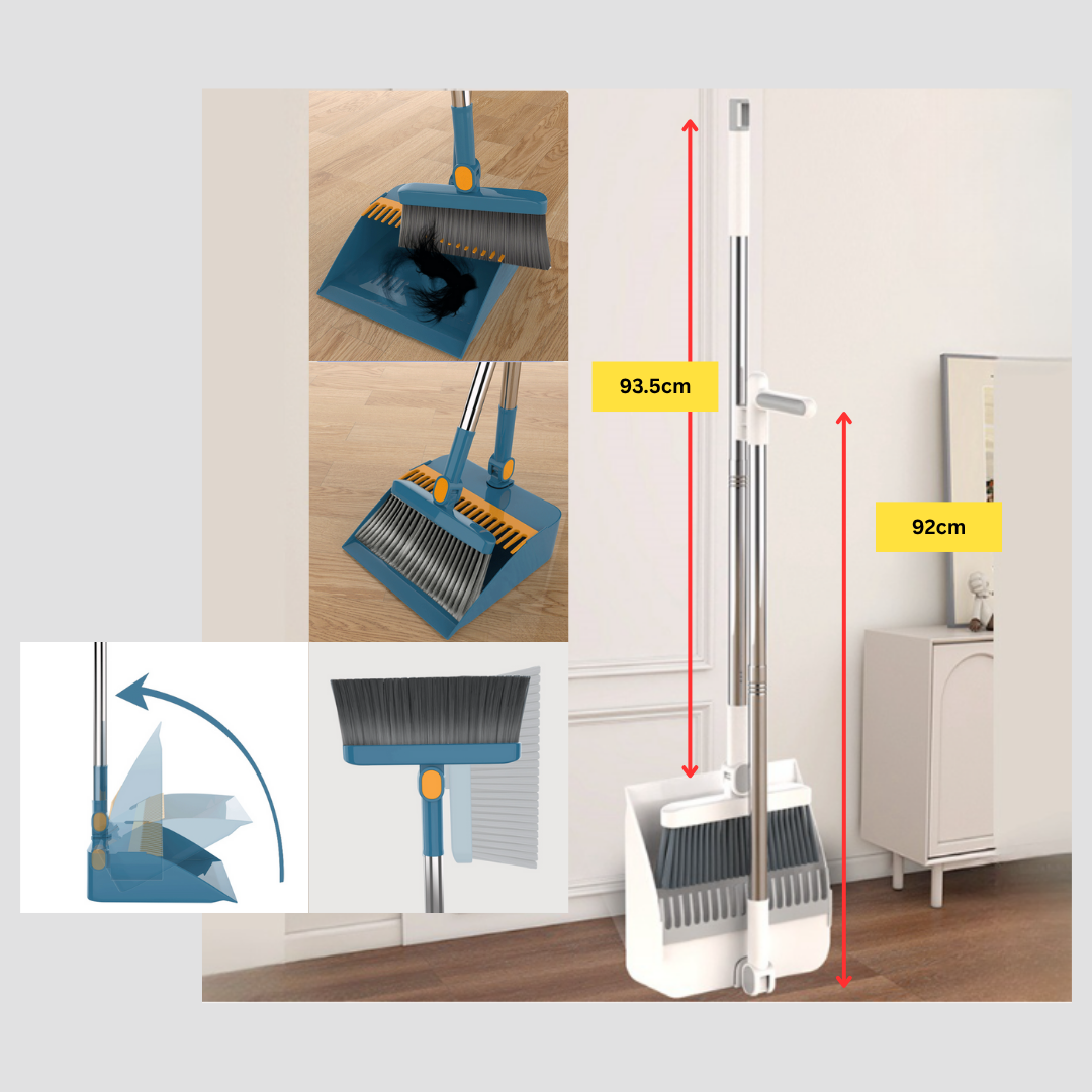 Home Use Broom | Soft Bristles | Lightweight | Floor & Corner Sweeping