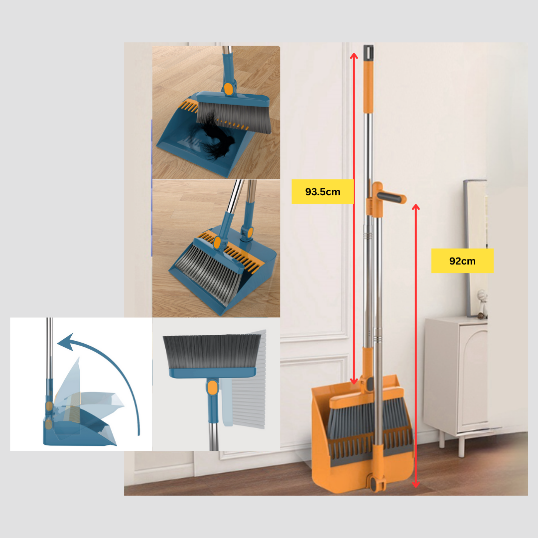 Home Use Broom | Soft Bristles | Lightweight | Floor & Corner Sweeping