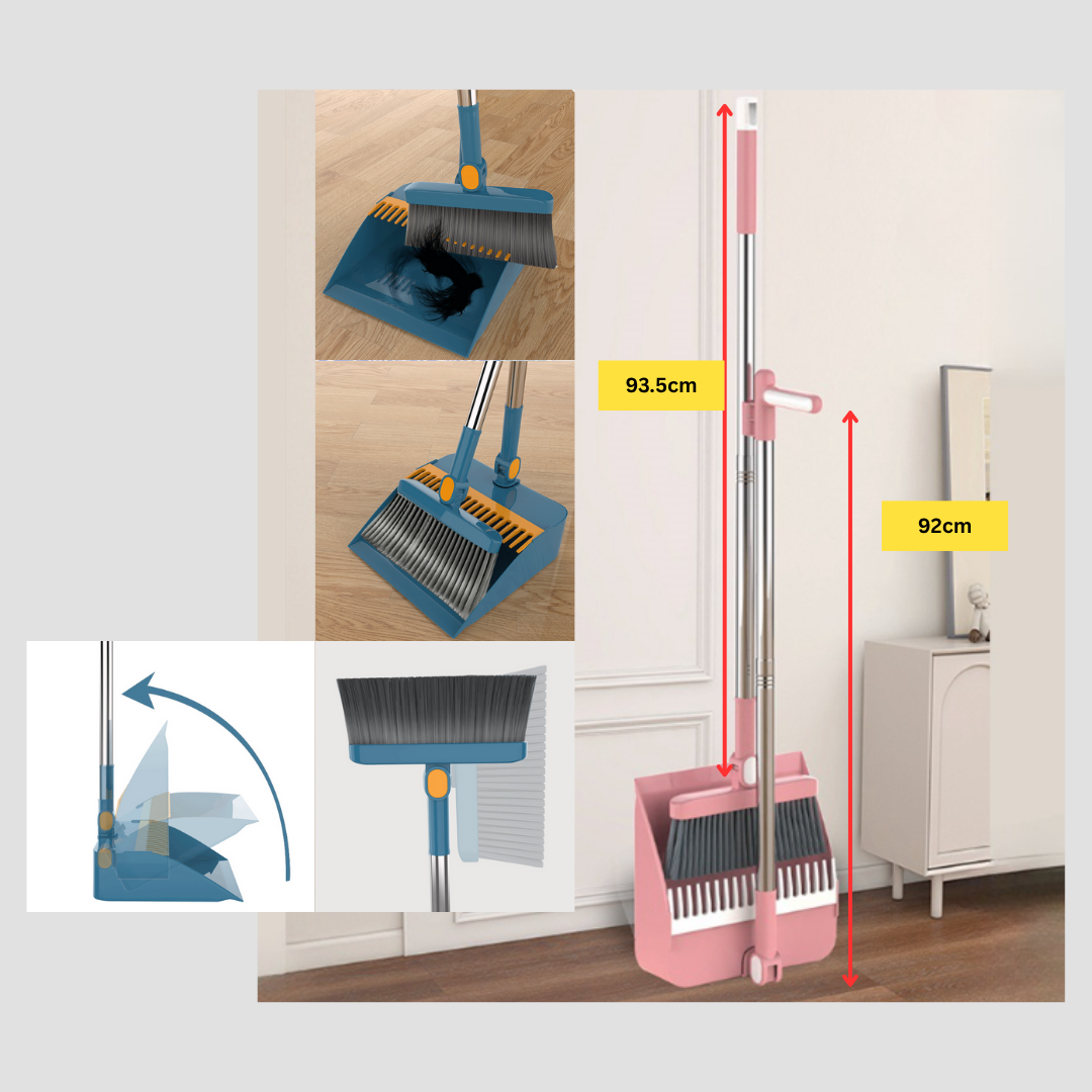 Home Use Broom | Soft Bristles | Lightweight | Floor & Corner Sweeping