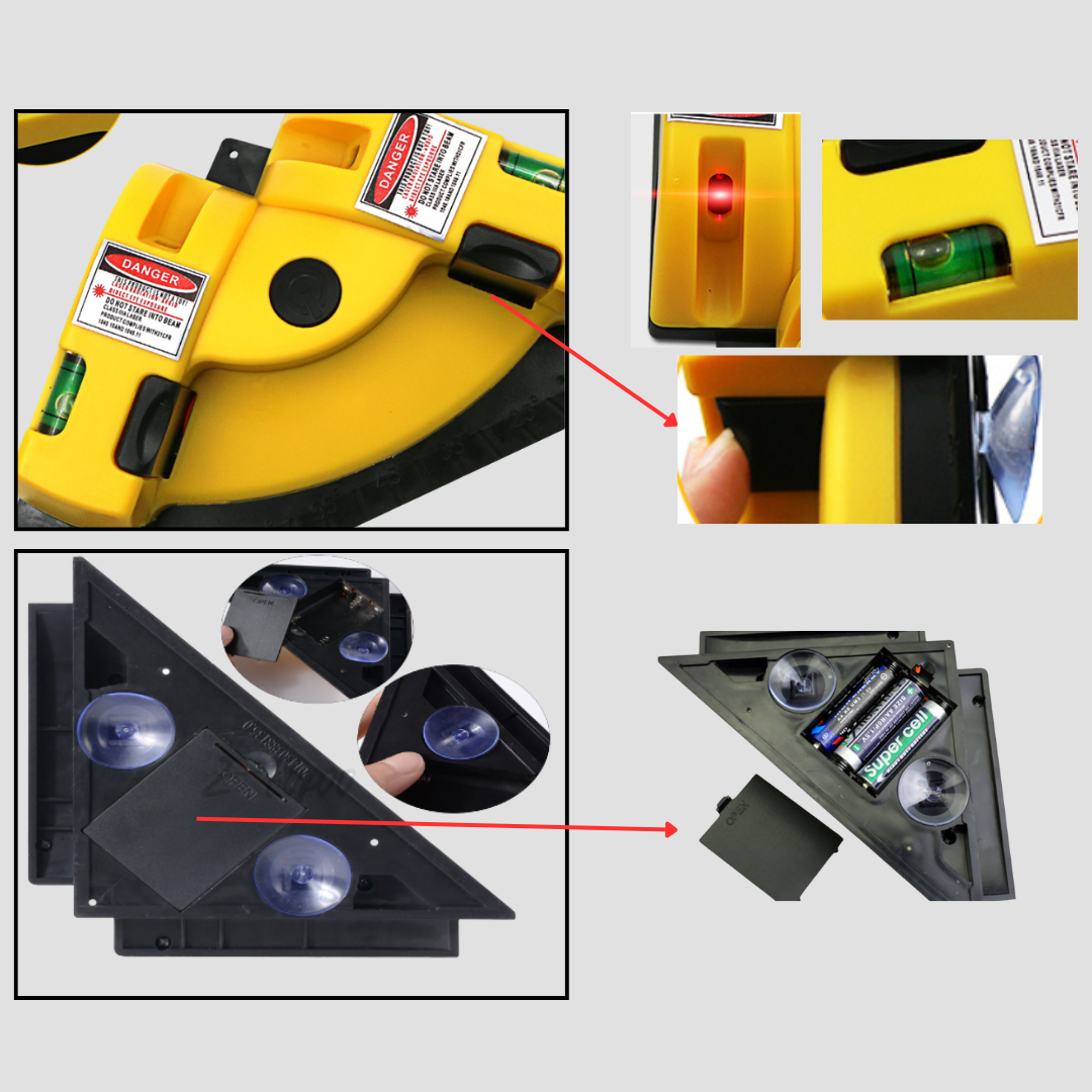Laser Level Tool | Self-Leveling Horizontal & Vertical Lines | Accurate Measurement
