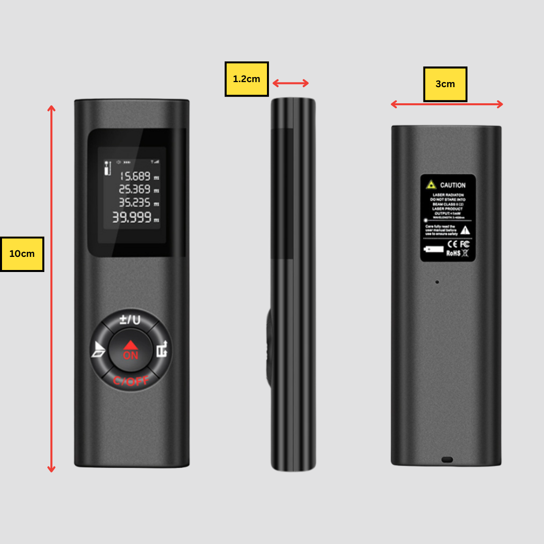 40M /60M Laser Distance Meter | Smart Digital Rangefinder | Portable & Accurate