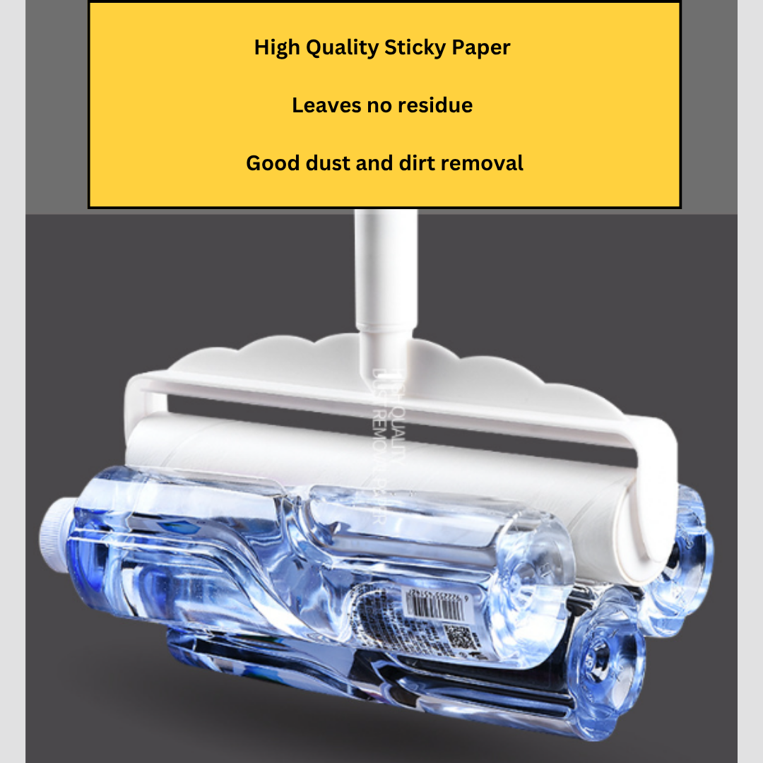 Adjustable Lint Roller | Extendable Handle | Reusable Sticky Roller for Hair & Dust