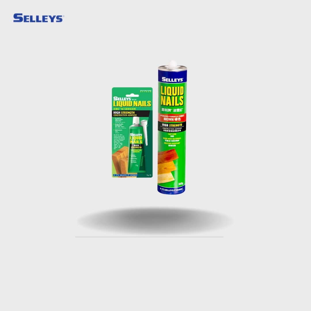SELLEYS Liquid Nails – Construction Adhesive for Strong, Reliable Bonds (75g / 360g)