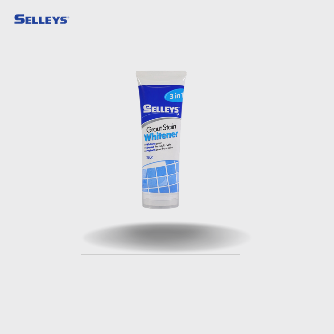 Selleys Grout Stain Whitener - Restores Tile Grout to Bright White Finish