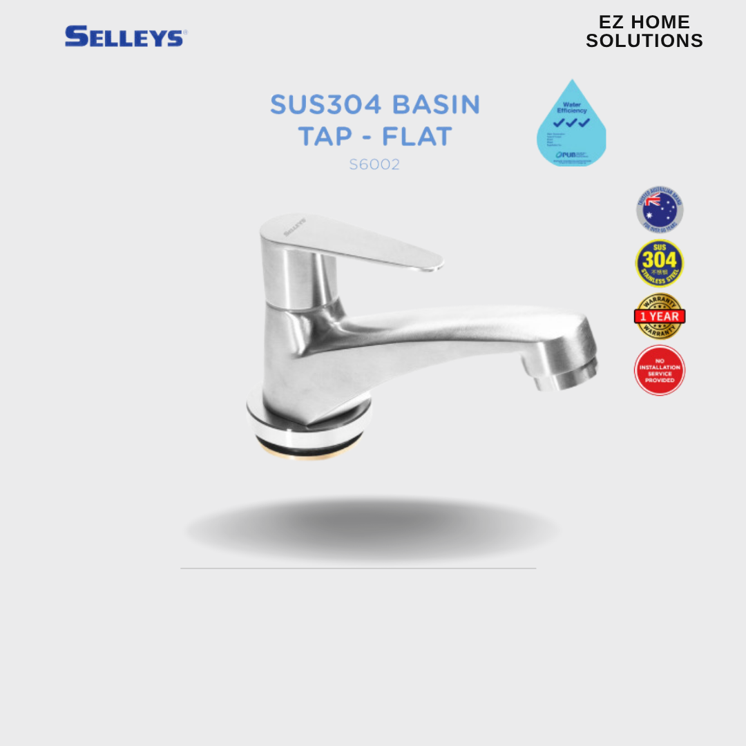 Selleys Basin Tap Flat (S6002) - Durable, Stylish, and Easy to Install