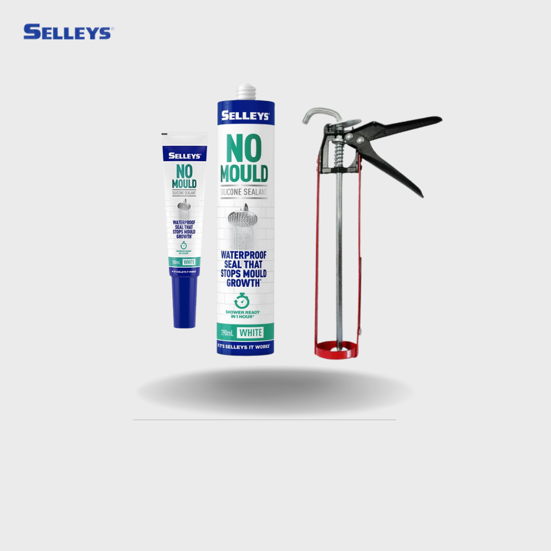 Selleys No Mould Silicone Sealant 100g / 290g (White / Translucent)