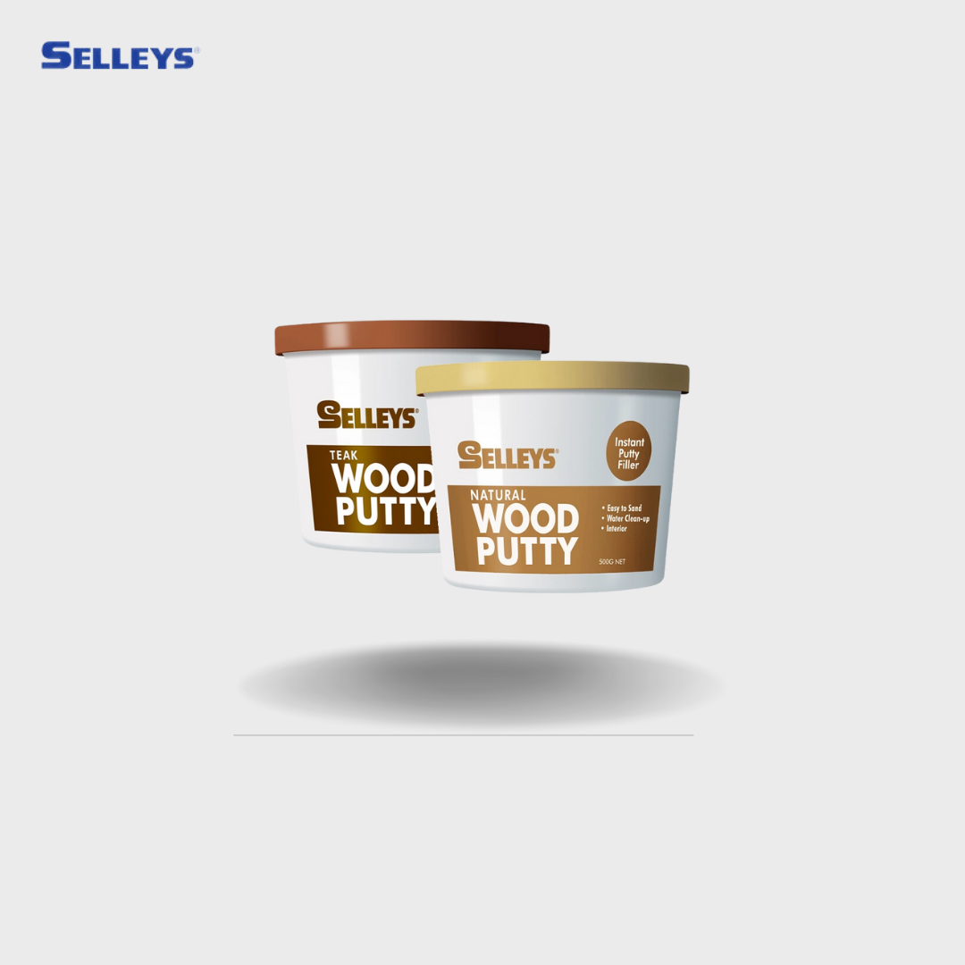 SELLEYS Wood Putty – Durable Filler for Timber Repairs and Surface Finishing (500g)