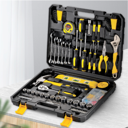 108-in-1 Home Tool Set DIY Repair Kit with Storage Box – Screwdrivers, Wrenches, Hammer, Sockets&quot;
