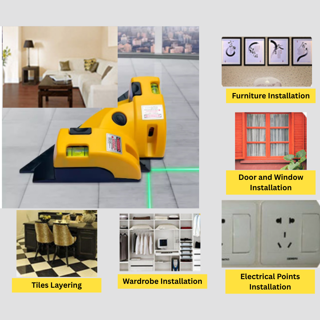Laser Level Tool | Self-Leveling Horizontal &amp; Vertical Lines | Accurate Measurement