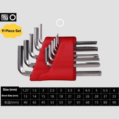 Heavy-Duty Allen Key Set – Precision-Cut | Rust-Resistant | With Holder Case