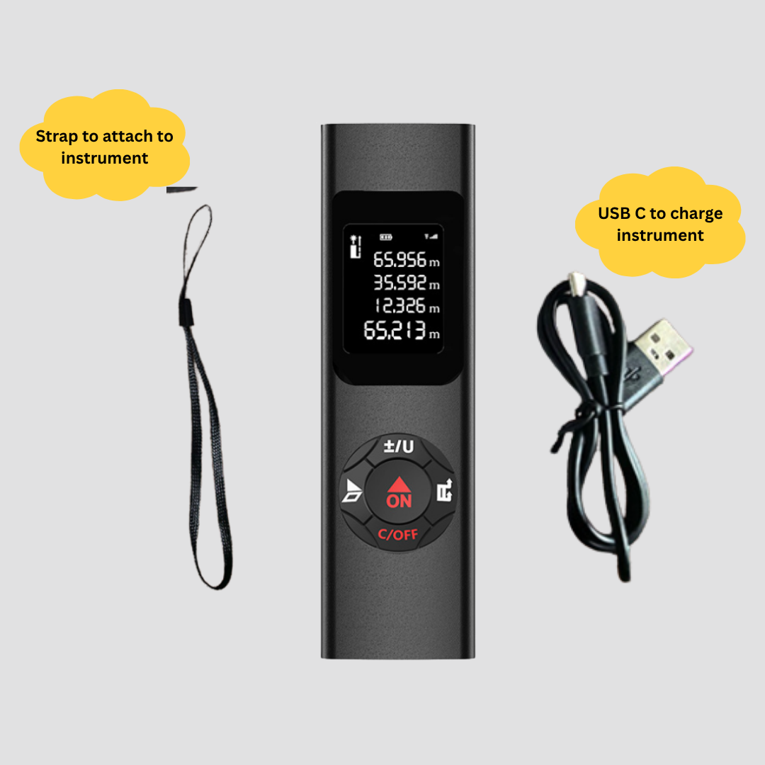 40M /60M Laser Distance Meter | Smart Digital Rangefinder | Portable &amp; Accurate
